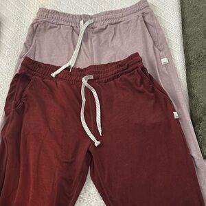 Vuori performance jogger Size small - 2 pair bundle